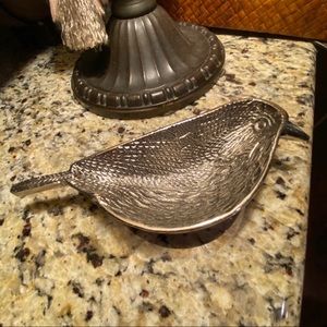 MUD PIE TIDBIT NUT METAL DISH NWOT